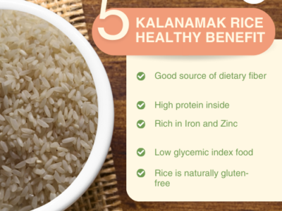 Amalfarm Kalanamak Rice – GI-tagged, low-GI heritage rice variety