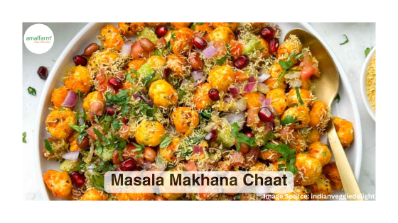 Masala Makhana Chaat – a healthy twist on classic Indian street food