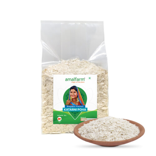 Katarni Poha in eco-friendly packaging – Amalfarm product