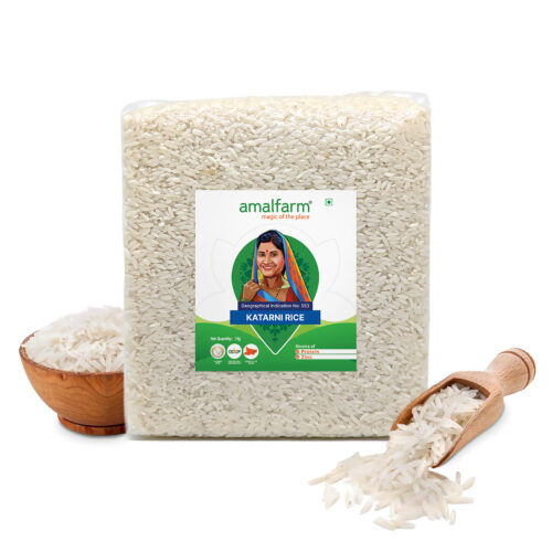 Katarni rice in eco-friendly packaging – Amalfarm product