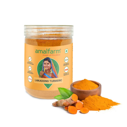 Lakadong turmeric powder in eco-friendly pack – Amalfarm GI-tagged product