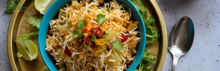 Katarni Poha Chaat – A Crunchy and Tangy Snack to Keep the Festive Energy High