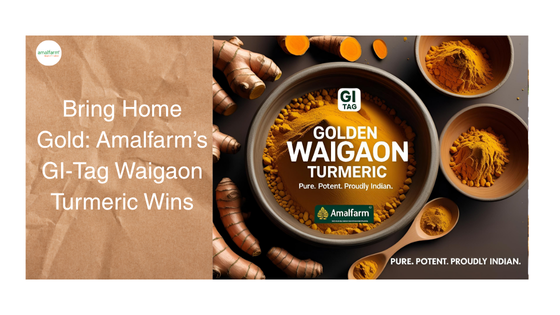 Bring Home Gold: Amalfarm’s GI-Tag Waigaon Turmeric Wins