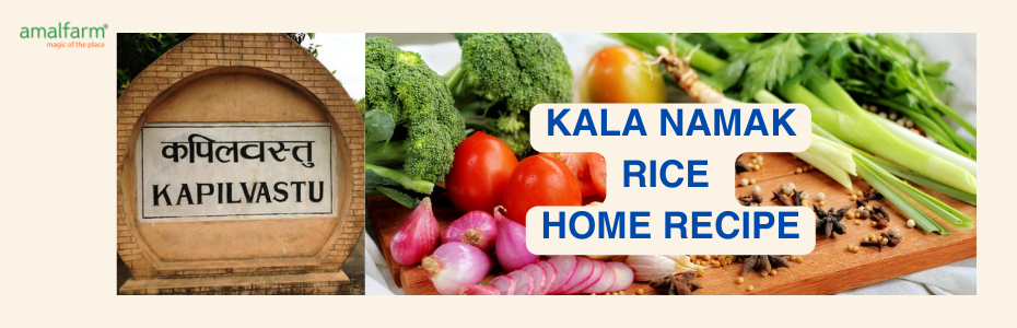 Delicious recipe made with Amalfarm Kalanamak rice – aromatic and GI-tagged